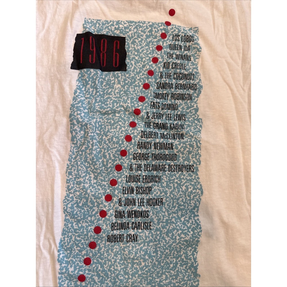1986 Seattle Bumbershoot Tank Top XL Belton Vintage Los Lobos Smokey Robinson EU - Picture 6 of 7